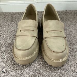 Women's Cream Loafers